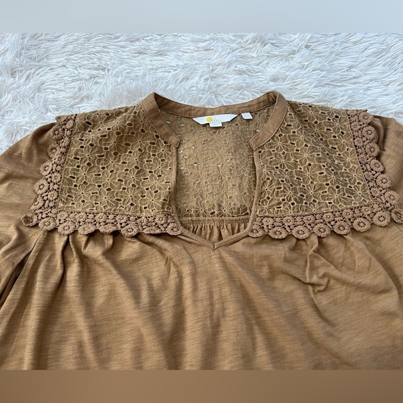 Boden Top Notch Neck Woven Mix  - Size 10 - Picture 8 of 9